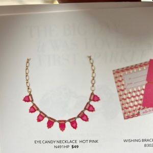 Eye candy necklace/gold Stella and Dot